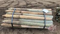 K134. 6' 4x5" Used Fence Posts. M