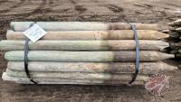 K134. 6' 4-5" Used Fence Posts. L