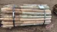 K134. 6' 3-4" Used Fence Posts. D