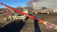 K132. FarmKing CX841 auger with mover kit, Like new/unused, S/N 84118000019