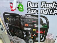 K140. 10,000-Watt Dual Fuel Generator (Gasoline and LPG) with Electric Start, TMG-10000GED