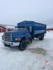 1995 Ford F800 series s/a grain truck , 156,729 kms showing, VIN#1FDXF80C2SVA02923, **SAFETIED**, OWNER: Calvern Farms LTD, SELLER: FRASER AUCTION LTD ___________________________