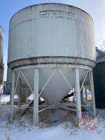 K101. approx 2000bus Friesen Hopper Bin on legs (G) s/n15063 ***BIN MLUST BE REMOVED BY JULY 1st 2026!!!***