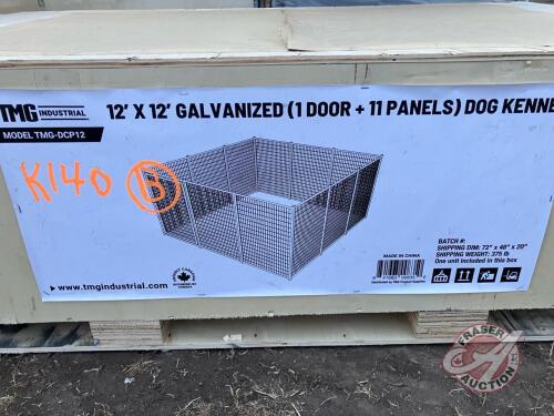 DCP12 Dog Kennel 12&rsquo;x12&rsquo; (1 door +11 Panel. B