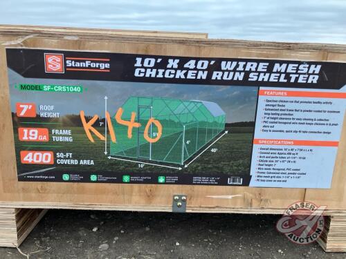 Large Chicken Coop Run Shelter, TMG-CRS1040