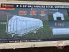 8&rsquo; x 26&rsquo; Greenhouse Grow Tent w/20 Mil Ripstop Leno Mesh PVC Cover, TMG-GH826
