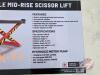 Mid-Rise Portable Automotive Scissor Lift, TMG-ALS61 - 2