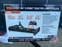 K140. 84" Tractor Land Leveler, TMG-TLL84
