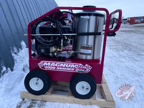K109. New Magnum 4000 Series Hot Water Pressure Washer. A s/n253171
