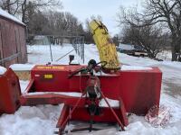 K142. 8' Farm King 3pt Snowblower