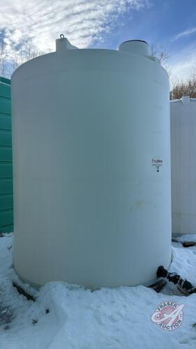 B4 Freeform 4,440 US gal poly liquid tank with valve(Seller has access to Telehandler and lift jig to load BUT only for 2 days. Buyer must call Andrew for dates and times for loading. If cant come on set days buyers responsible to load themselves. Must b