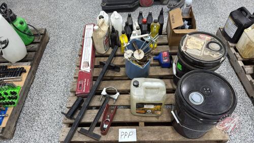 New pail SAE 85W-140 gear oil and Hydraulic HV46 oil (PPP)