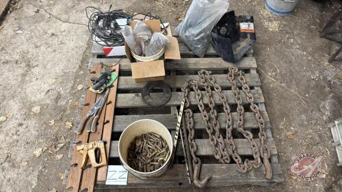 Chain, Bolts, PTO shield (ZZ)