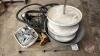 Sump pumps , Galvanized hangers, Galvanized bucket (SS)