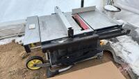 Mastercraft table saw