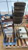 Furniture dolly&rsquo;s ,Electrical panel boxes, 3 drawer plastic shelving unit (KK) - 2