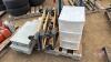 Furniture dolly&rsquo;s ,Electrical panel boxes, 3 drawer plastic shelving unit (KK) - 3