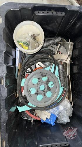 Bin of extracting line parts