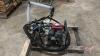 2" Honda pump with sugar hoses and filling nozzle mounted on pallet