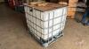 Tote modified for mixing - 2
