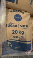 pallet of 55 bags of sugar (Bid is per bag)