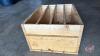 NUC Box "NO LID" (wax dipped, 4x2 frame) - 2
