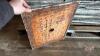 Painted plywood lid with round hole - 3
