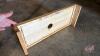 NUC Lid (wax dipped, with round hole and rim front and back) - 2