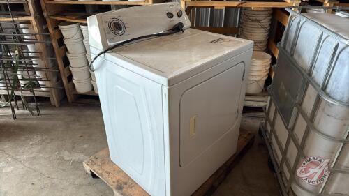 Whirl pool cloths dryer
