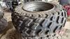 AT23x10-12 Dunlop tire on steel 4-bolt rim - 2