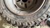 AT23x10-12 Dunlop tire on steel 4-bolt rim - 4