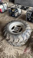 25x8-12 Mudlite tire on ITP 4-bolt Yamaha Wolverine rim