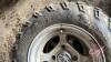 25x8-12 Mudlite tire on ITP 4-bolt Yamaha Wolverine rim - 3