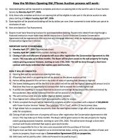 HOW THE BIDDING PROCESS WILL WORK
