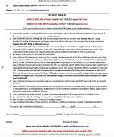 PARCEL #1 OPENING BID FORM