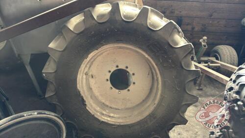 BKT 380/85R24 Rice tire on Prairie Star swather Rim
