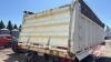 1989 Arne&rsquo;s 24&rsquo; tandem axle end dump gravel trailer, SAFETIED, VIN# 2A9072423KA003826 ,OWNER: Fingas Farms LTD, **SAFETIED**, SELLER: FRASER AUCTION LTD ____________________________________*TOD* - 13