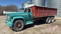 1974 GMC 6500 Tag Axle Grain Truck, VIN# TCE674V557743, 31,807 kms showing, OWNER: Fingas Farms Ltd, SELLER: FRASER AUCTION_____________________________________TOD