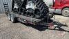 2019 18&rsquo; Rainbow tandem axle flat deck bumper hitch trailer, VIN# 2RGBE1826K1002370 , OWNER: Fingas Farms LTD , SELLER: FRASER AUCTION LTD _______________________________