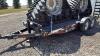 2019 18&rsquo; Rainbow tandem axle flat deck bumper hitch trailer, VIN# 2RGBE1826K1002370 , OWNER: Fingas Farms LTD , SELLER: FRASER AUCTION LTD _______________________________ - 2