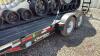 2019 18&rsquo; Rainbow tandem axle flat deck bumper hitch trailer, VIN# 2RGBE1826K1002370 , OWNER: Fingas Farms LTD , SELLER: FRASER AUCTION LTD _______________________________ - 4