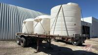 1979 Pullman 26&rsquo; Tandem axle Highboy flat deck trailer VIN# 7911020403049OWNER: Fingas Farms LTD, SELLER: FRASER AUCTION LTD __________________