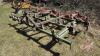 10&rsquo; Glenco 3pt cultivator with Laurie 2 bar mounted harrows