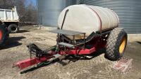 Farm built 1200-gal liquid fertilizer caddy
