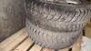 2 Michelin 215/60R16 winter tires on 5 bolt Chevy rims - 6