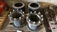 Wheel spacers for CaseIH 7240 Tractor