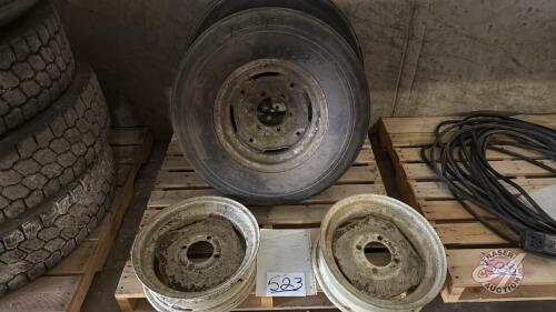 Implement tires and rims