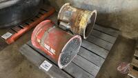 (2 )14&rdquo; Single phase power 1 HP Aeration Fans