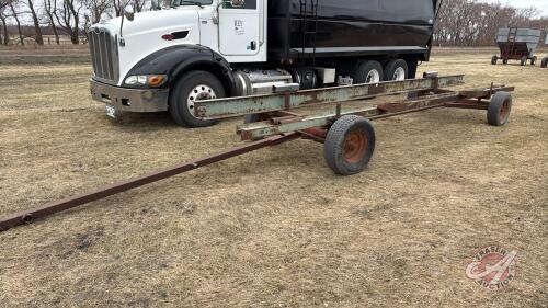 Farm built pick up header transport. Used for JD 914p