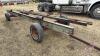 Farm built pick up header transport. Used for JD 914p - 4